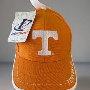 Vtg 90s Tennessee Vols Logo‎ Adjustable Strapback Deadstock NWT Hat OSFA NCAA
